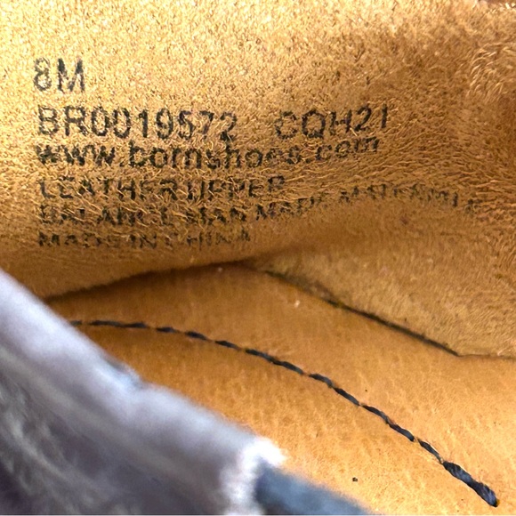 Born Cove Modern Blue Leather Flat Sandal Womens Size 8 M - Picture 9 of 10